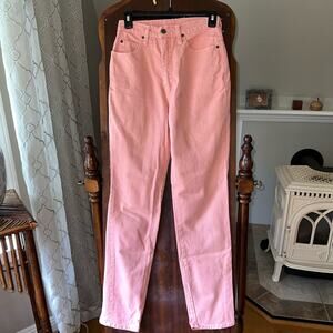 Vintage l.e.i. Riding wear pink jeans size 7 USA made hi waisted XS